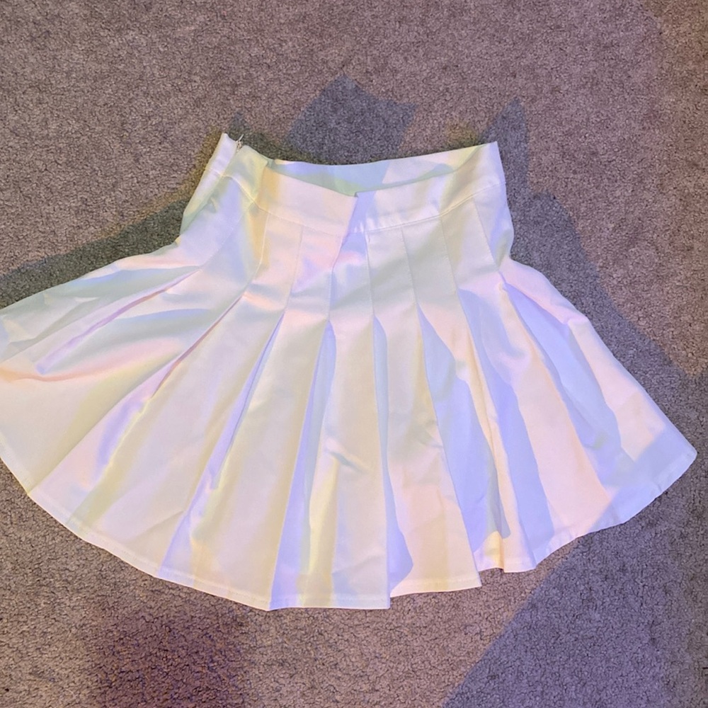 WHITE Tennis Skirt